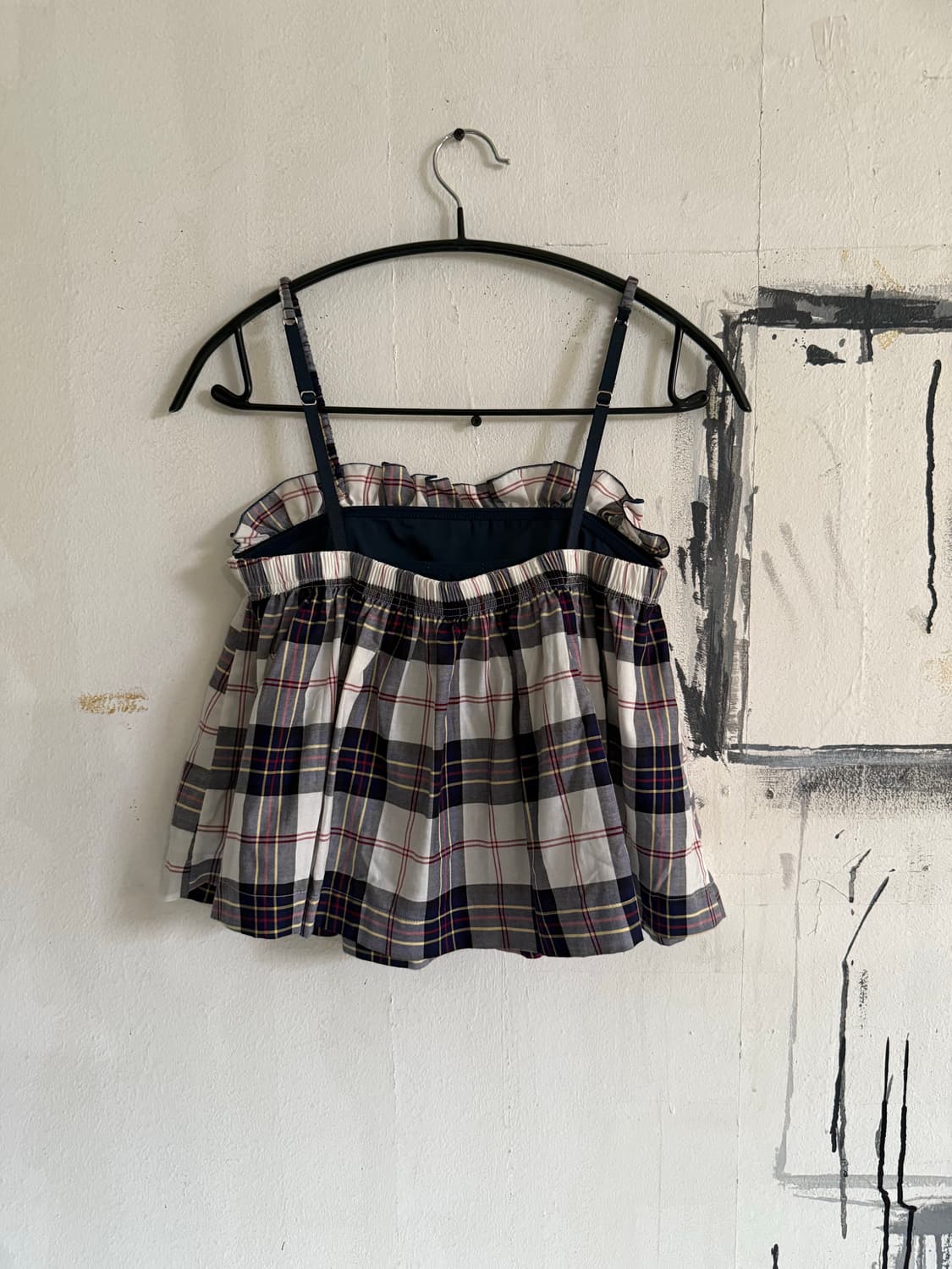 Roseanna check frill bustier top 상품이미지3