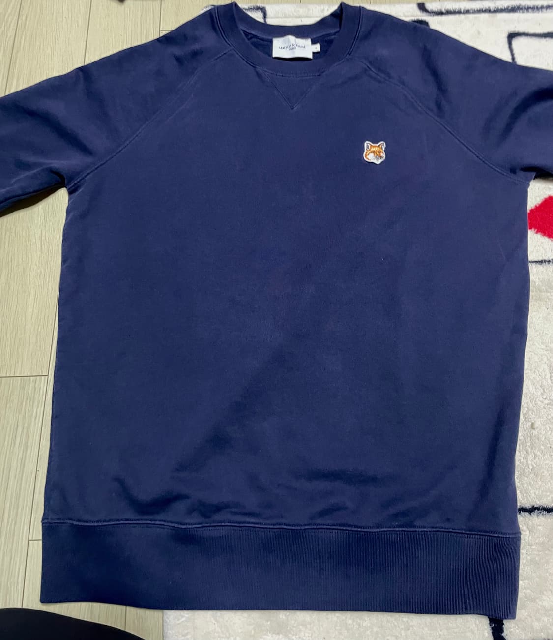 메종키츠네 네이비 맨투맨L 상품이미지1