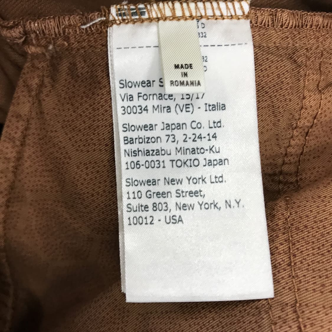 인코텍스 INCOTEX 국내판 가먼트 워시드팬츠 [32인치] 상품이미지7