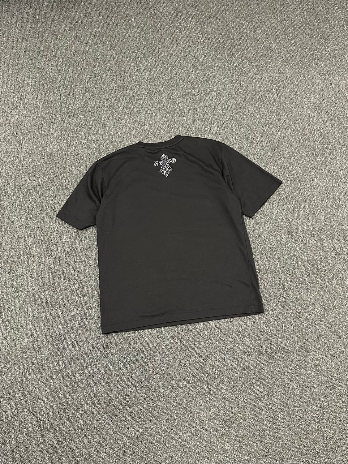 L)Denim Attitude 빈티지 Y2K 큐빅 프린팅 반팔 상품이미지7