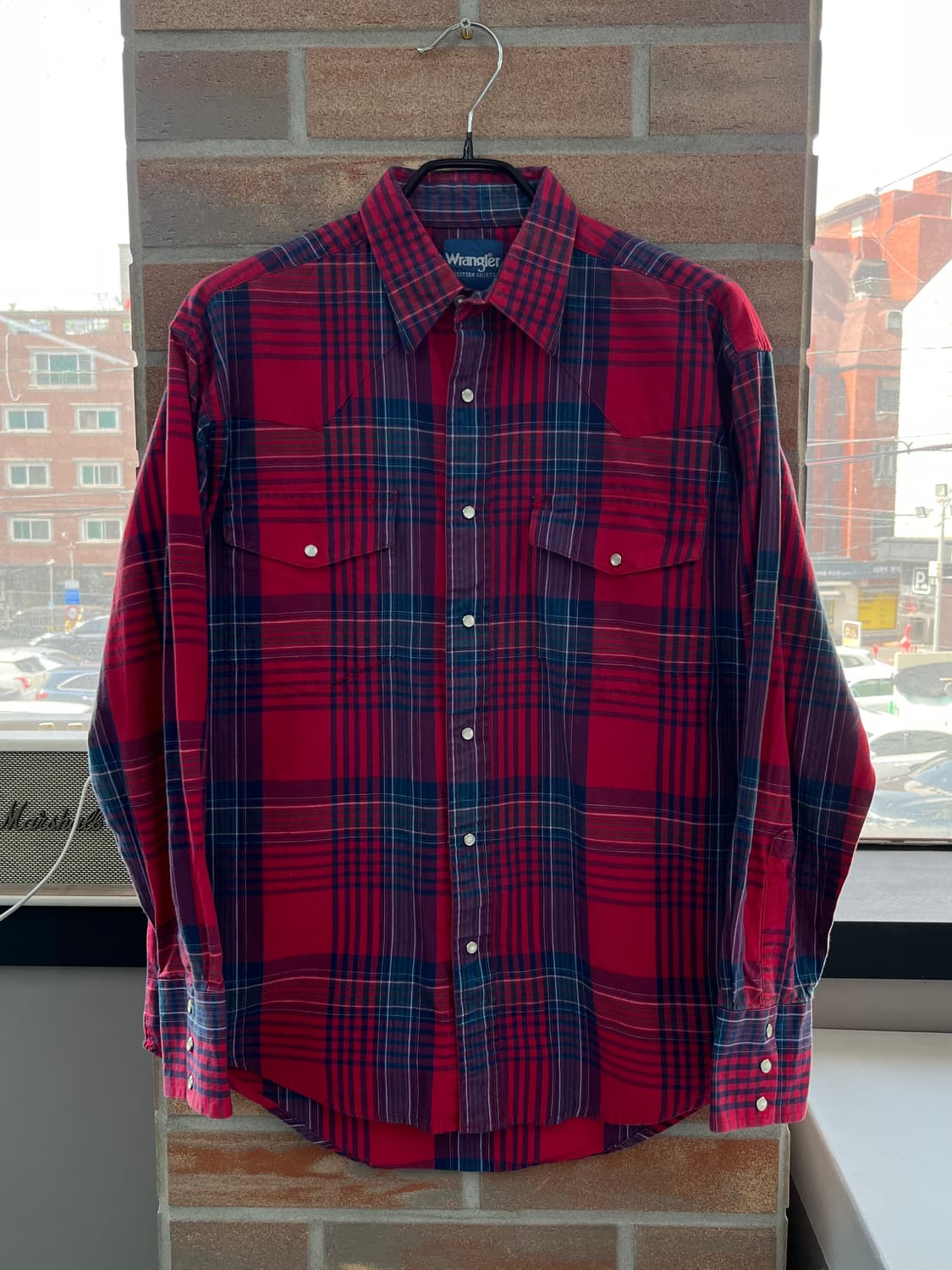 랭글러 웨스턴 체크 셔츠 상품이미지6