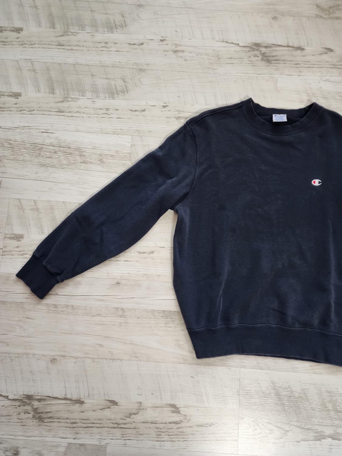 Champion 챔피온 네이비 맨투맨 티셔츠 XL(100~103) 긴팔티 상품이미지4