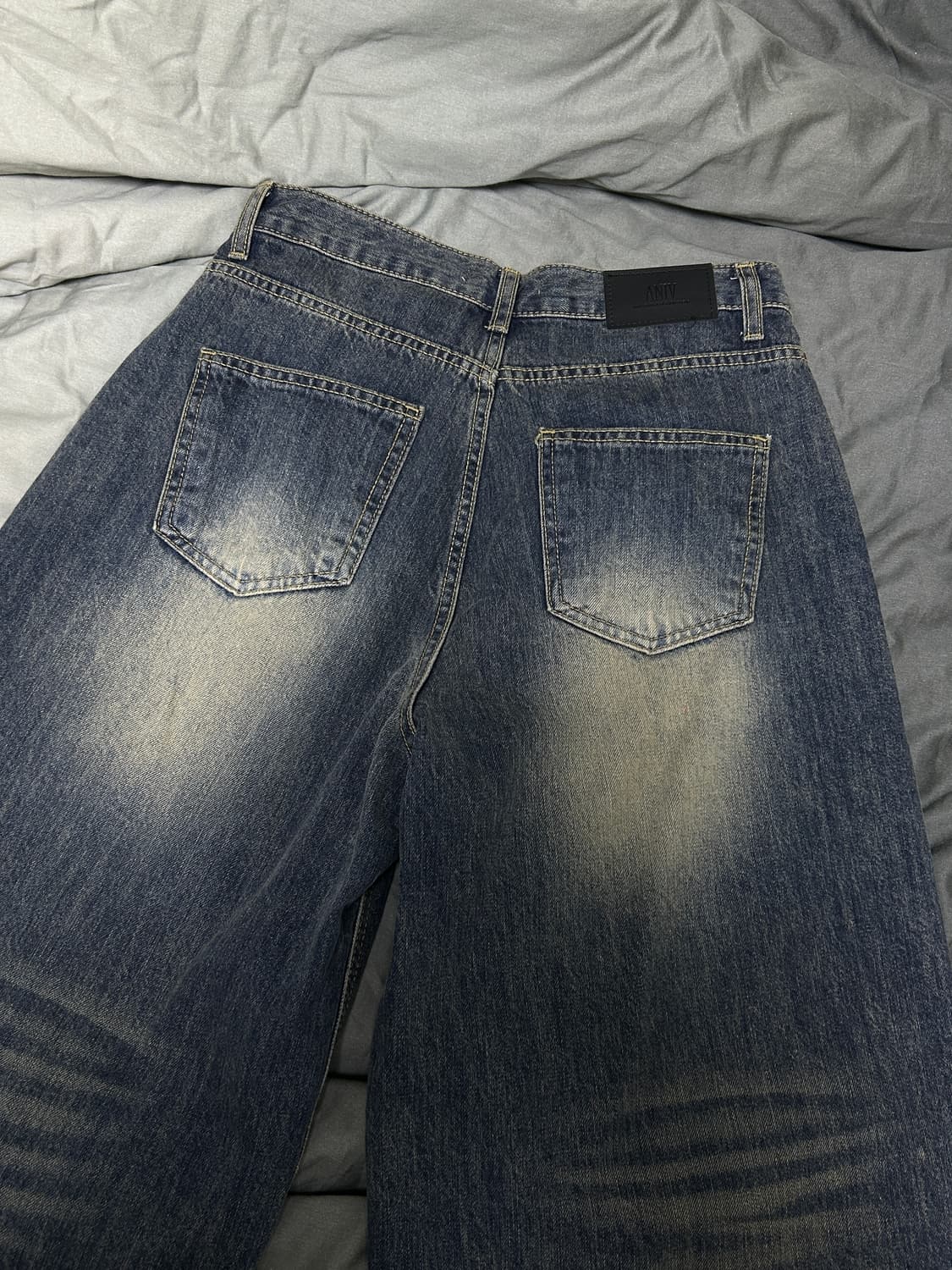 어니브 와이드 데님팬츠 상품이미지2