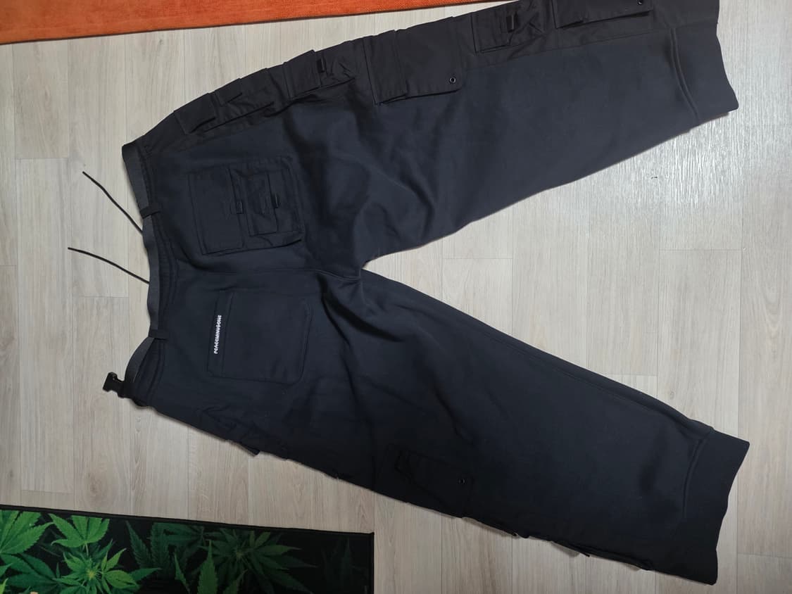 나이키 x 피스마이너스원 와이드 팬츠 블랙 상품이미지2