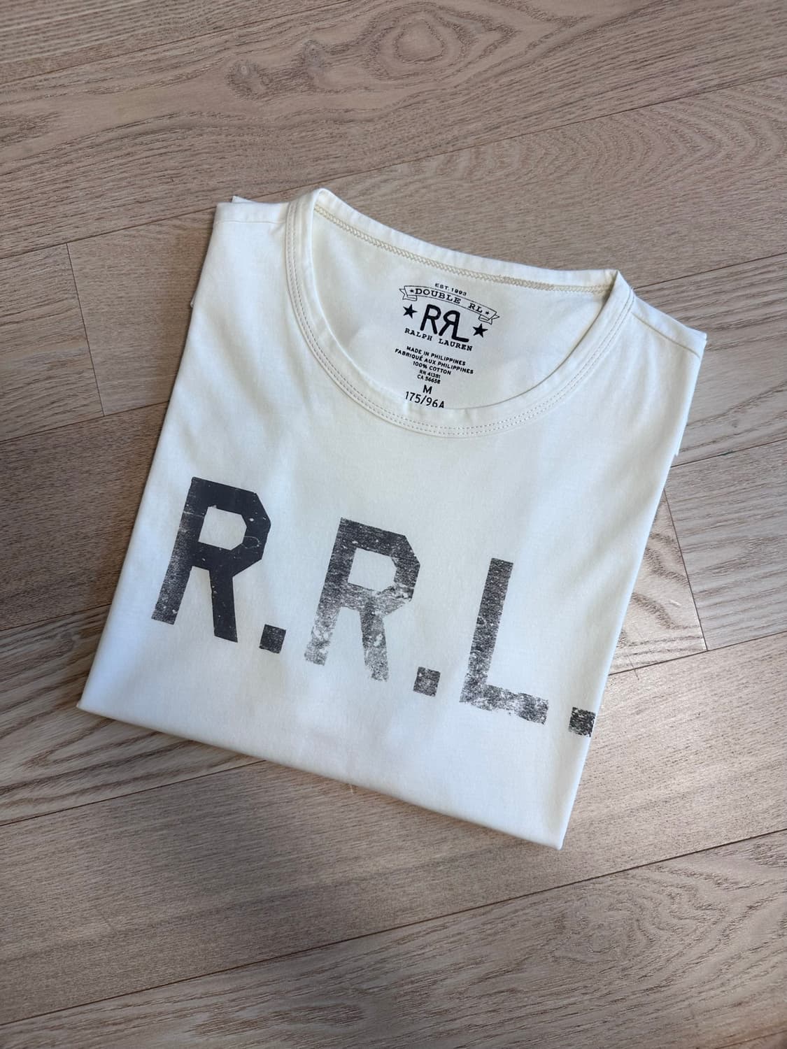 더블알엘 RRL 로고 저지 반팔 티셔츠 M 사이즈 상품이미지5