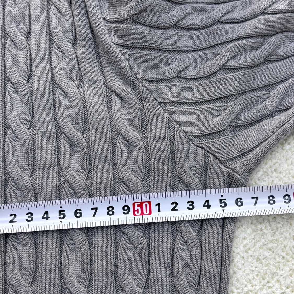 L 무신사스탠다드 케이블 반팔 티셔츠 0319E 상품이미지6