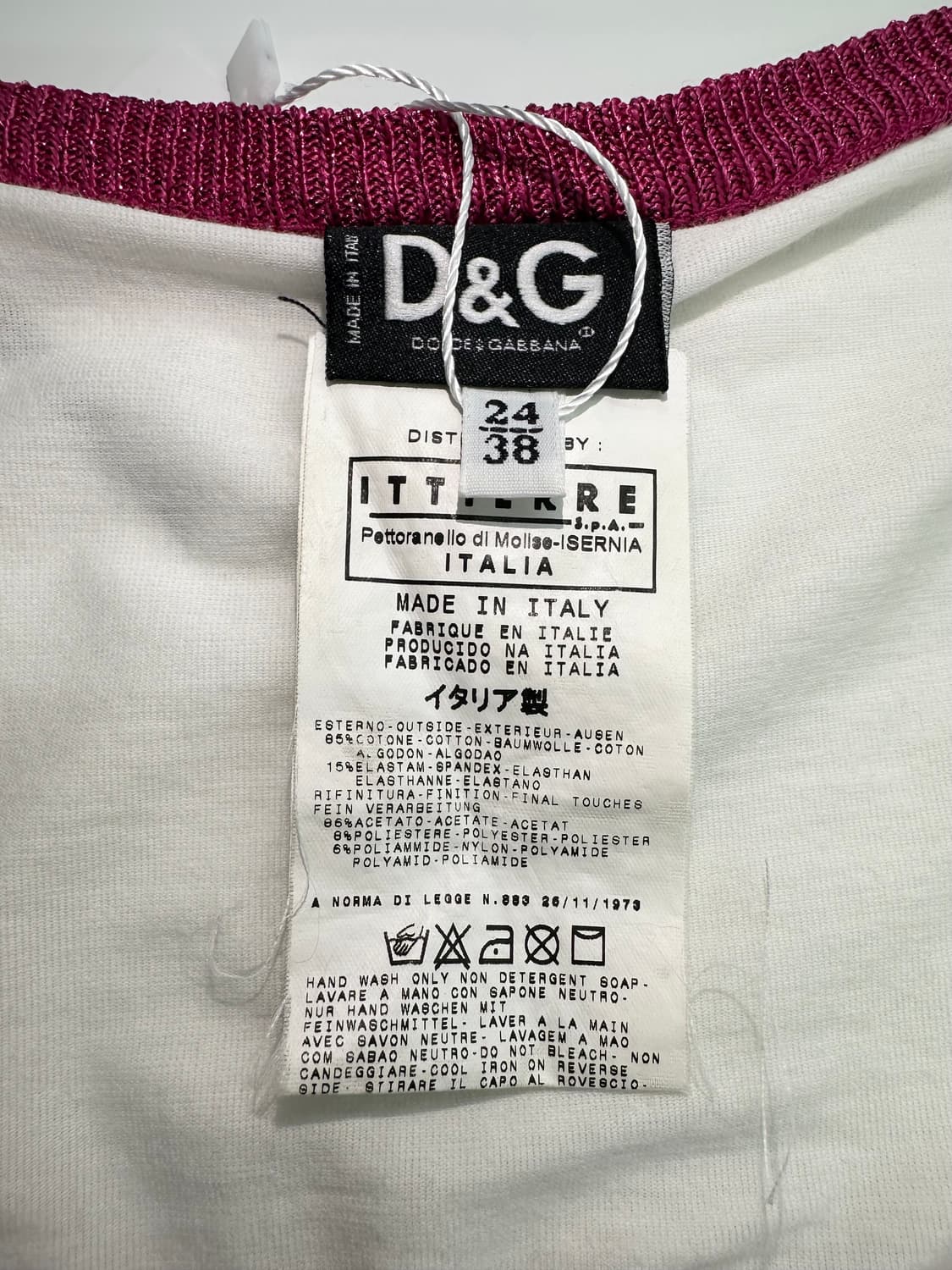 D&G 멀티 레터링 반팔 티셔츠 상품이미지5