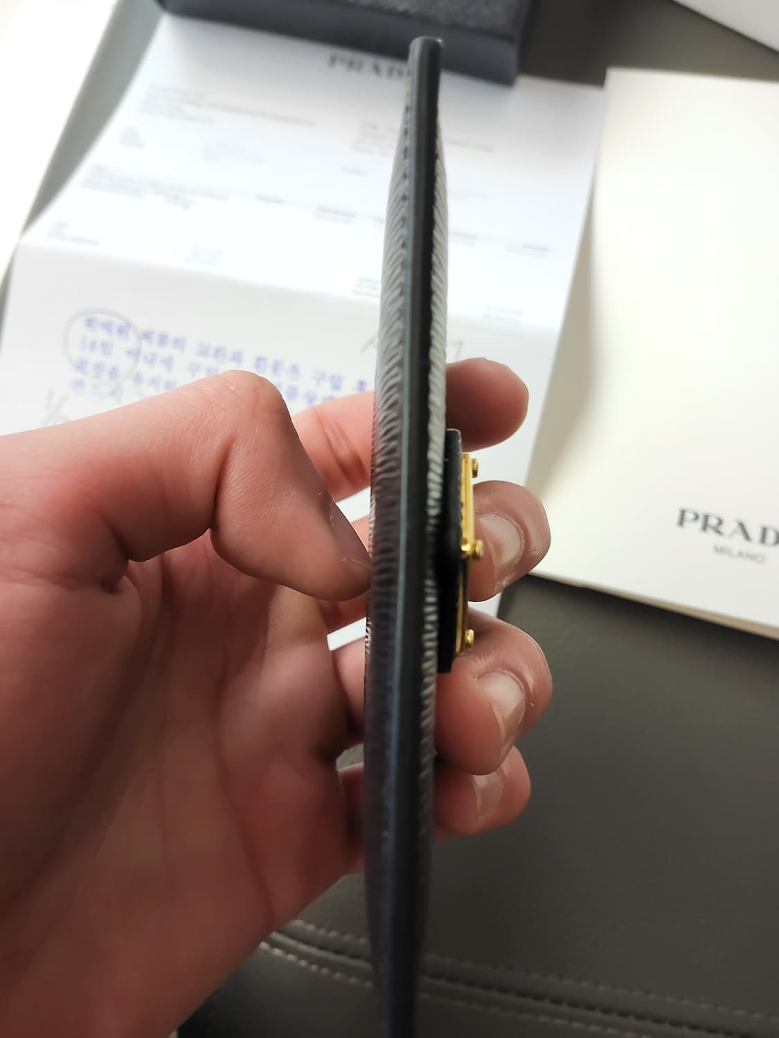 Prada 사피아노 카드지갑 [마지막 가격내림] 상품이미지3