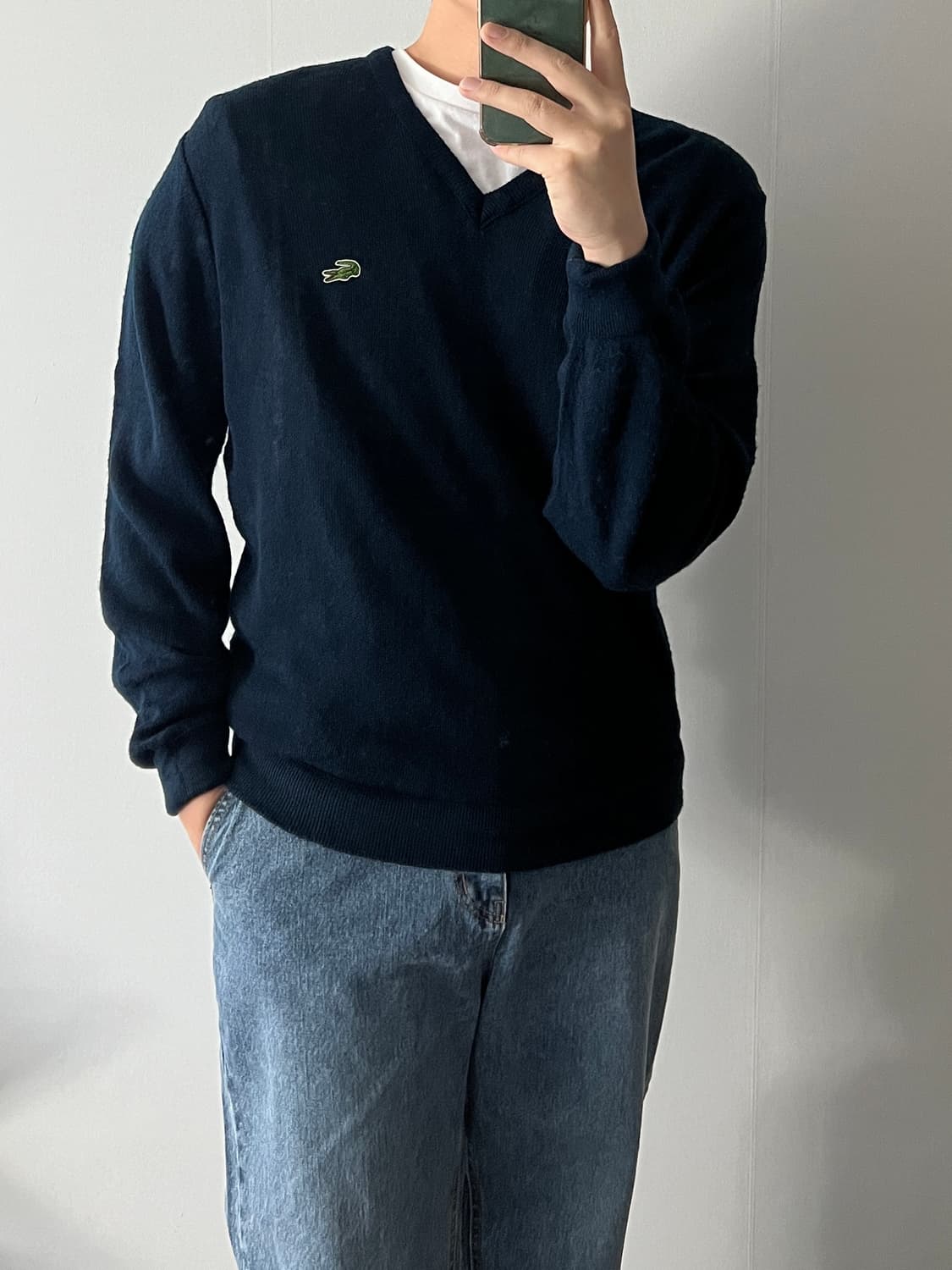 라코스테 아크릴 니트 M 상품이미지5