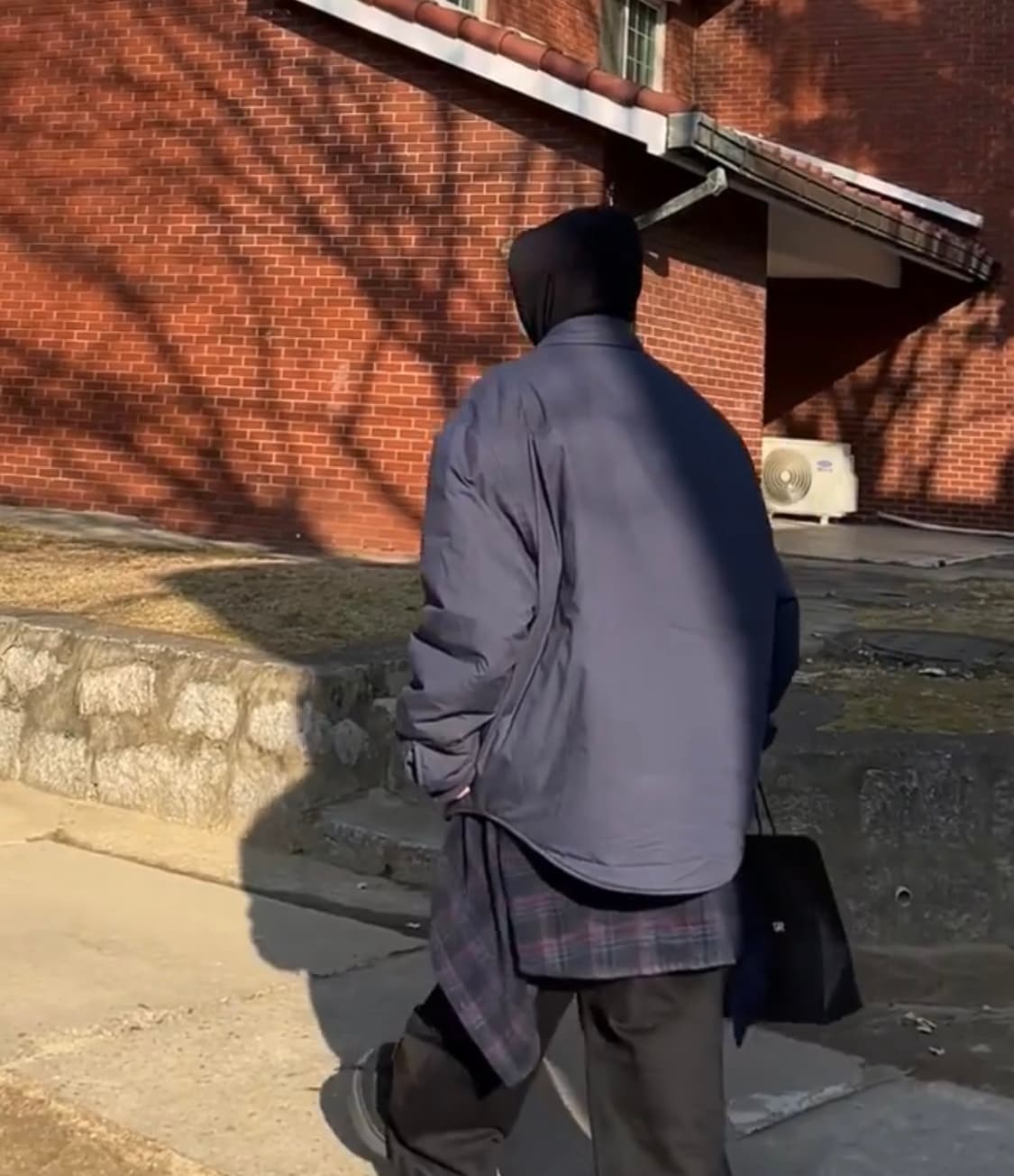 프로젝트 G/R 리버시블 패티드 체크 셔츠 네이비 2 그레일즈 상품이미지4