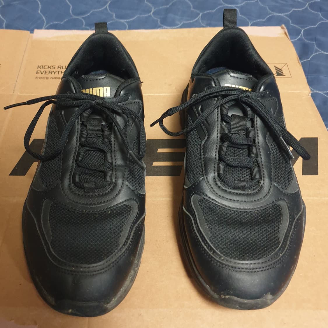 푸마 카시아 SL 키높이 스니커즈 블랙 (250) 굽4.5cm 상품이미지3