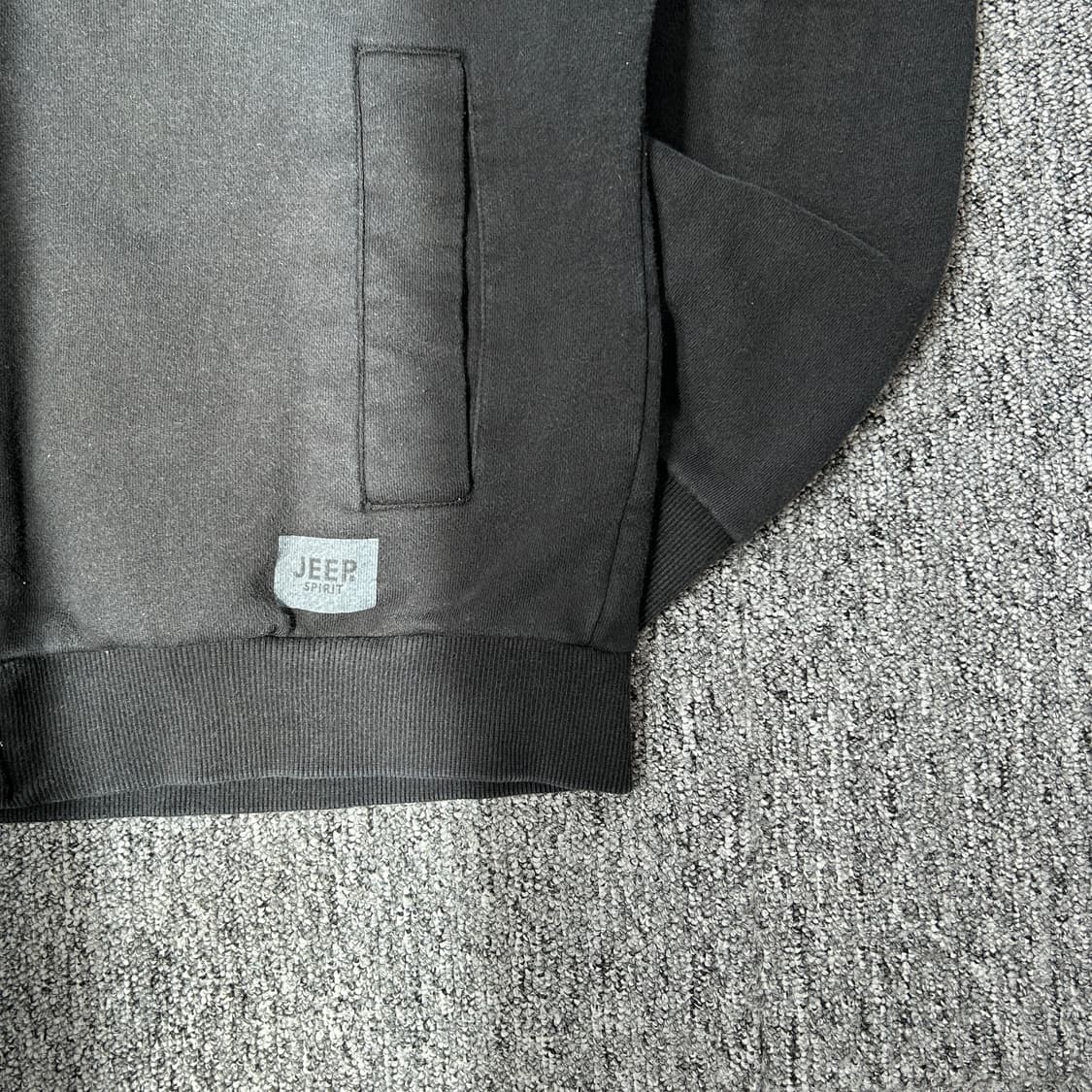 Jeep 블랙 레터링 후드집업 상품이미지3