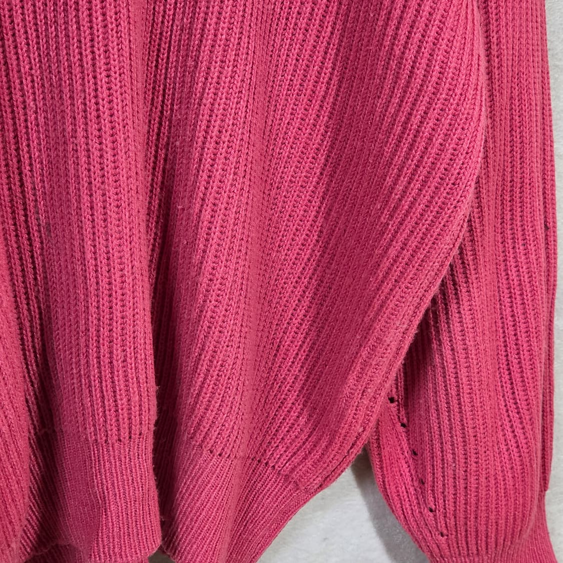 빈티지 핫핑크 오버핏 니트 상품이미지3