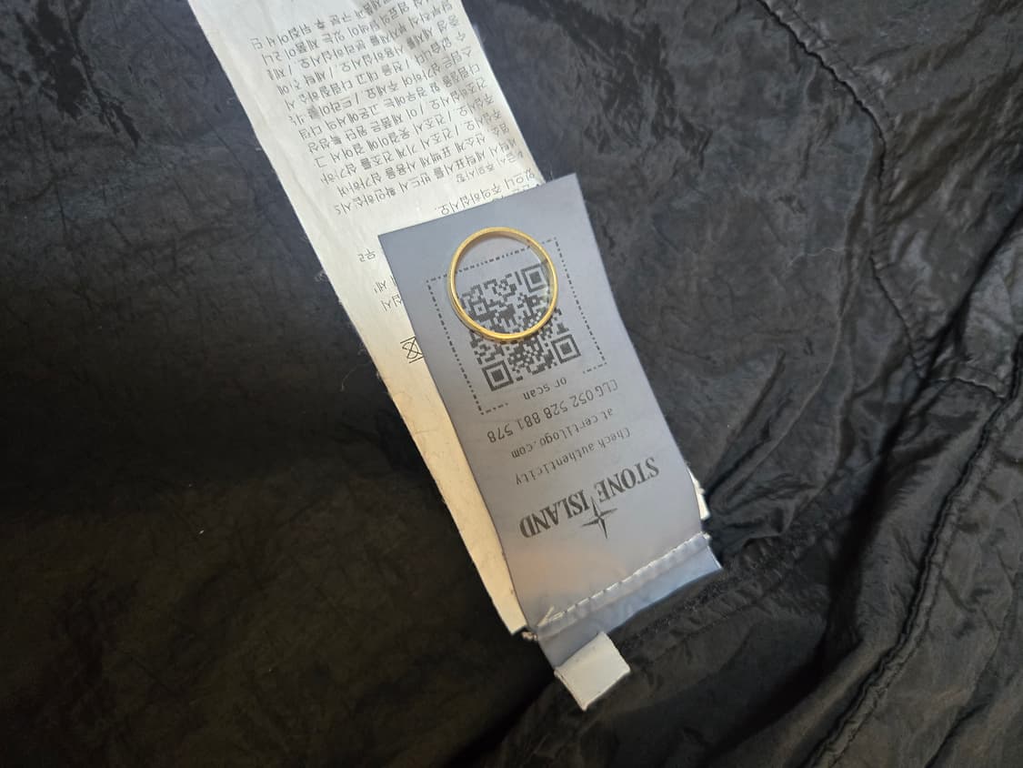 스톤아일랜드 나일론 메탈 와트로 후드 자켓 블랙 상품이미지6