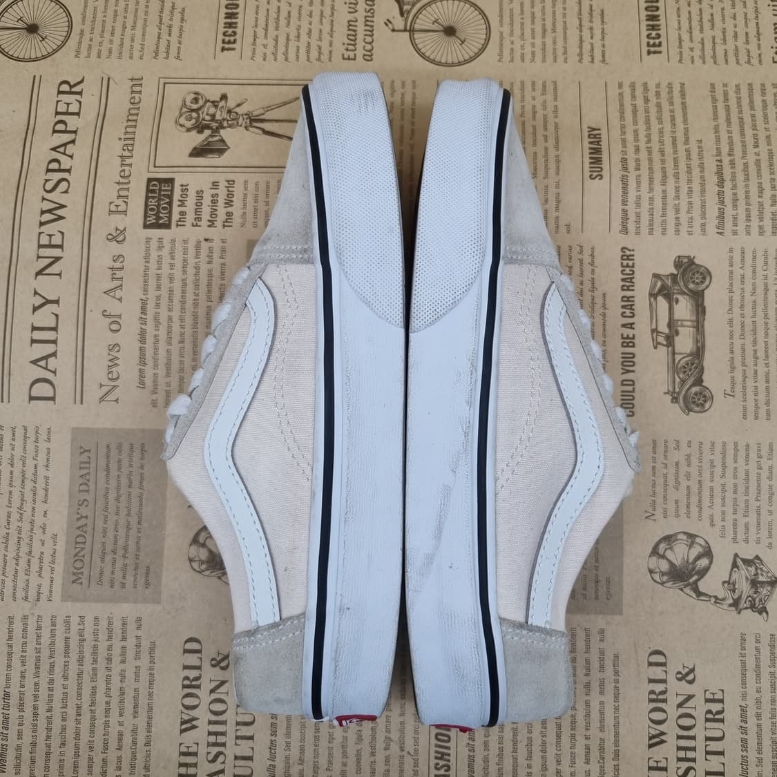 반스 올드스쿨 아이보리 여성뮬220 상품이미지5