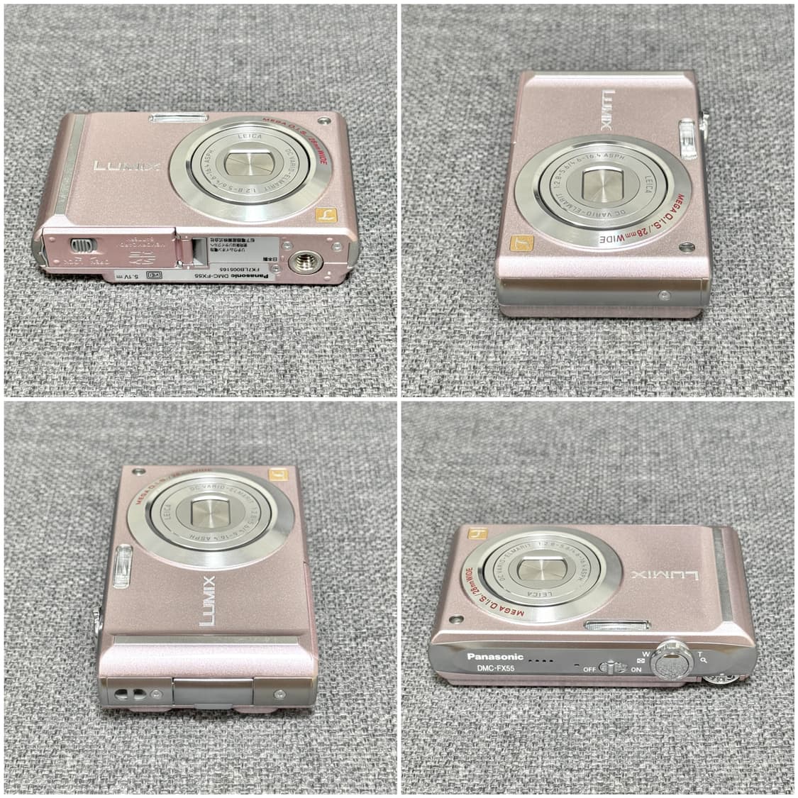 루믹스 DMC-FX55 라이트핑크 빈티지디카 상품이미지4