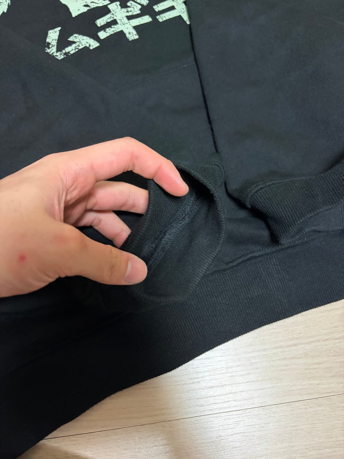 더콜디스트모먼트 무브 후드티 블랙 L 상품이미지3