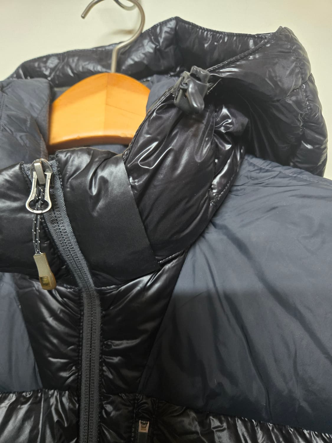 라푸마 블랙 구스 패딩 점퍼 후드 탈부착 가능100 상품이미지5