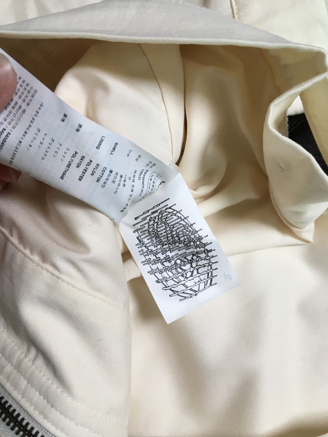 산산기어 어파인 커브 자켓 (Affine Curve) 아이보리 2사이즈 상품이미지3