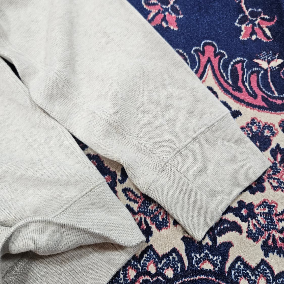 폴로랄프로렌 더블 숄카라 멜란지 니트 스웨터 L size 상품이미지4