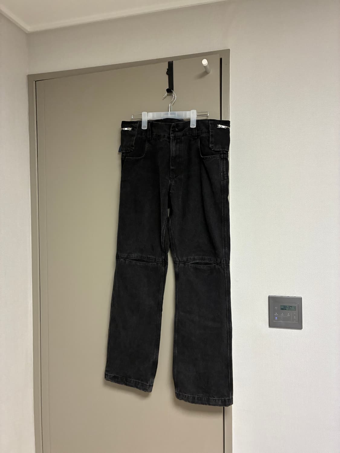 플라스틱프로덕트 bag pants 백팬츠 블랙 M 상품이미지3