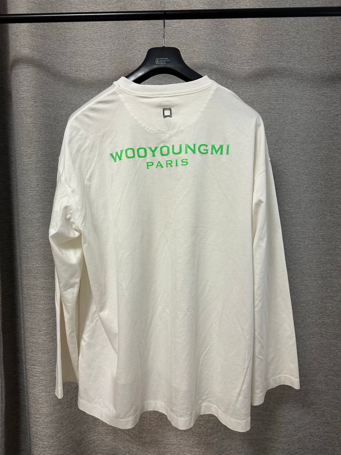 (48) 우영미 글로우 백로고 롱슬리브 아이보리  상품이미지2