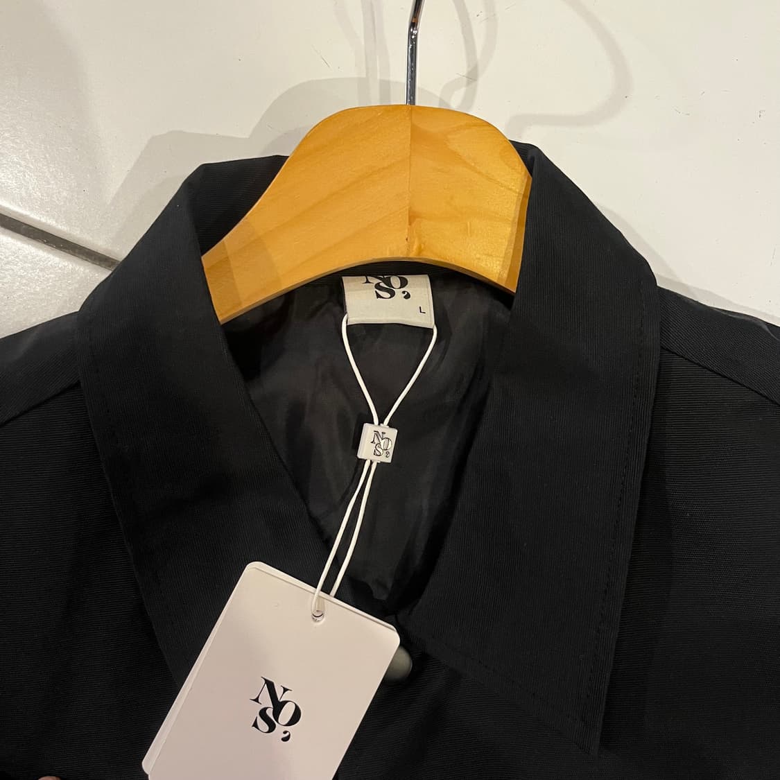 NOS7 블랙 백로고 코치자켓 상품이미지7