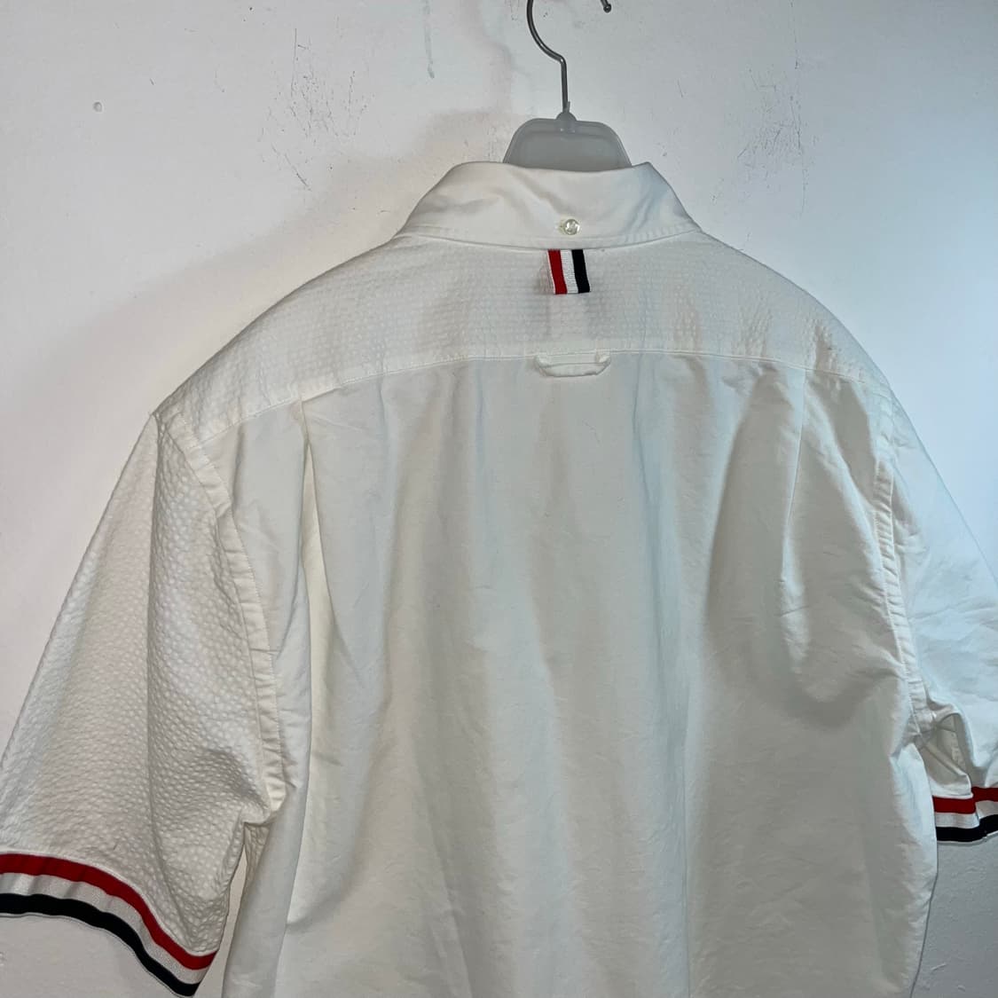 Thom Browne Tricolor Grosgrain CuffShirt 상품이미지6