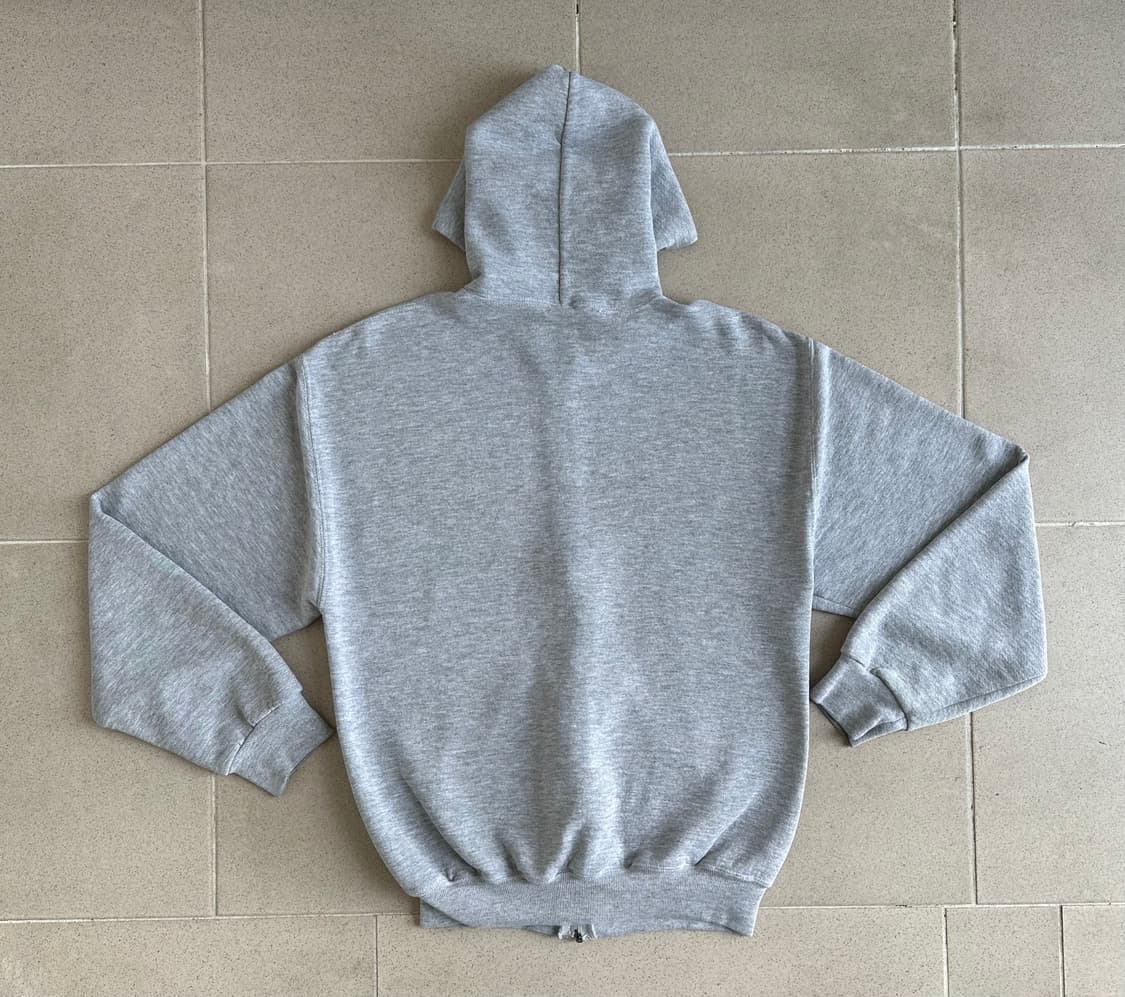 90s 빈티지 러셀 후드집업 그레이 M 상품이미지2