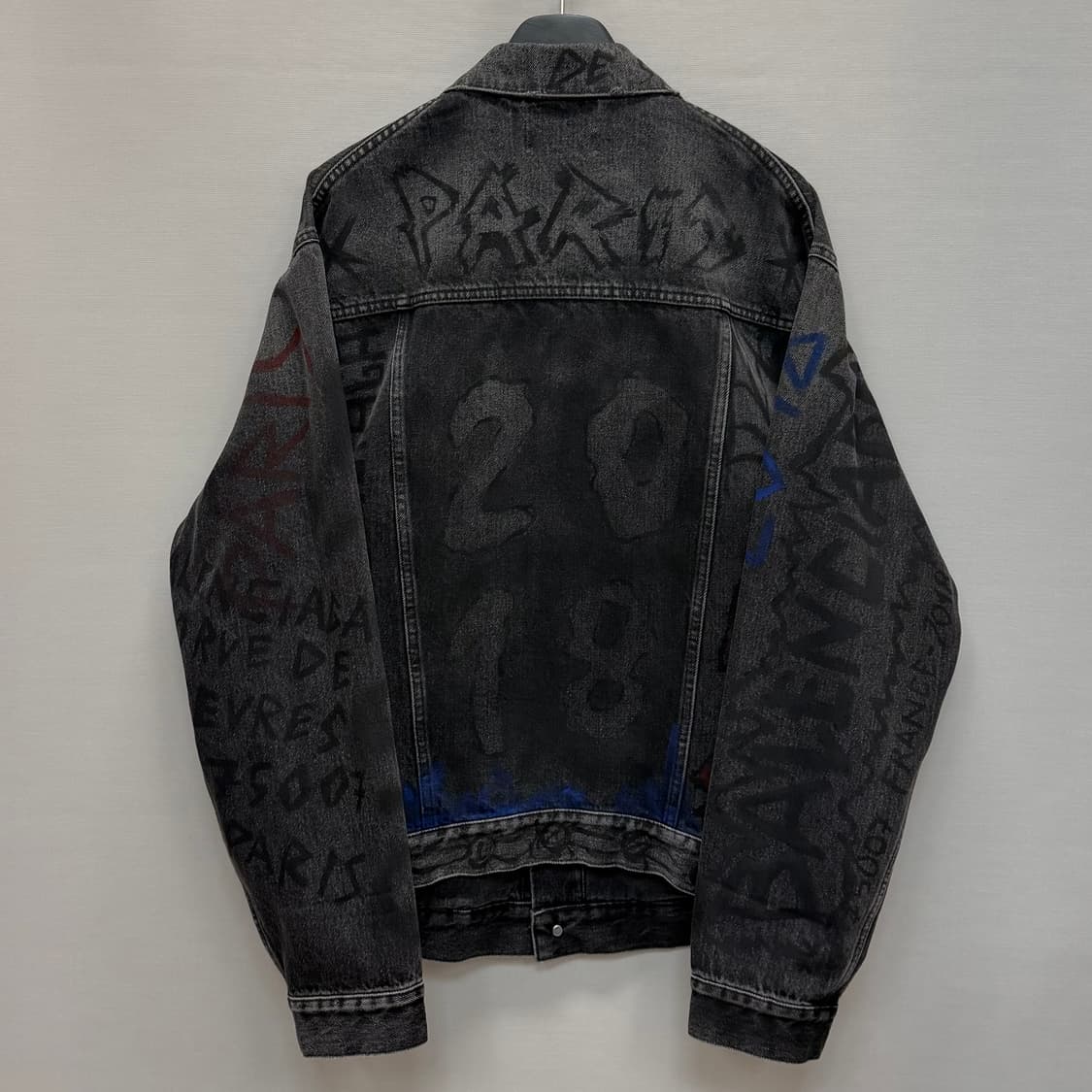 발렌시아가 그래피티 흑청 데님 자켓 ( 110 ) 상품이미지4