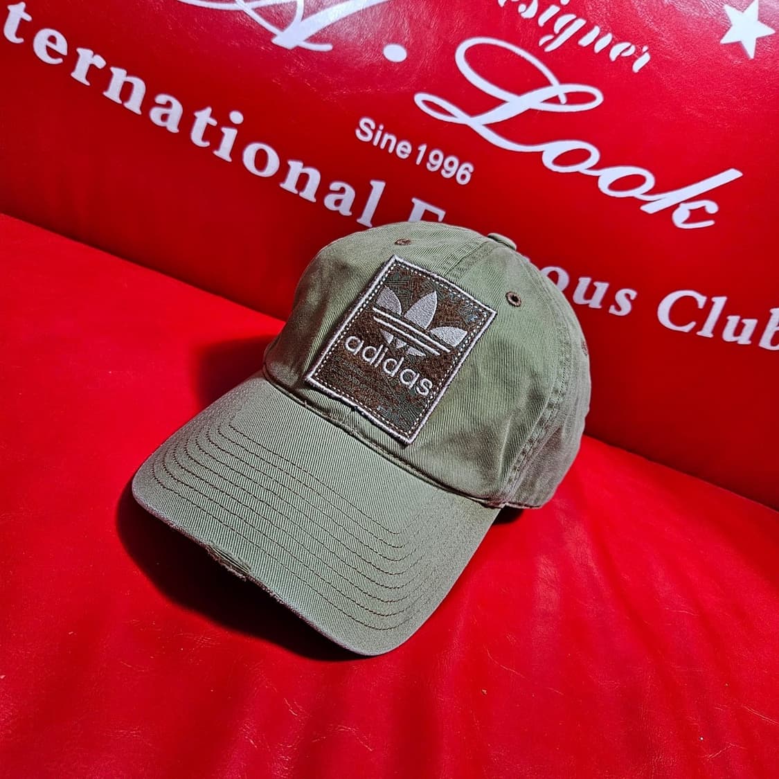 아디다스 오리지널 90's 빈티지 빅로고 패치드 볼캡 상품이미지2