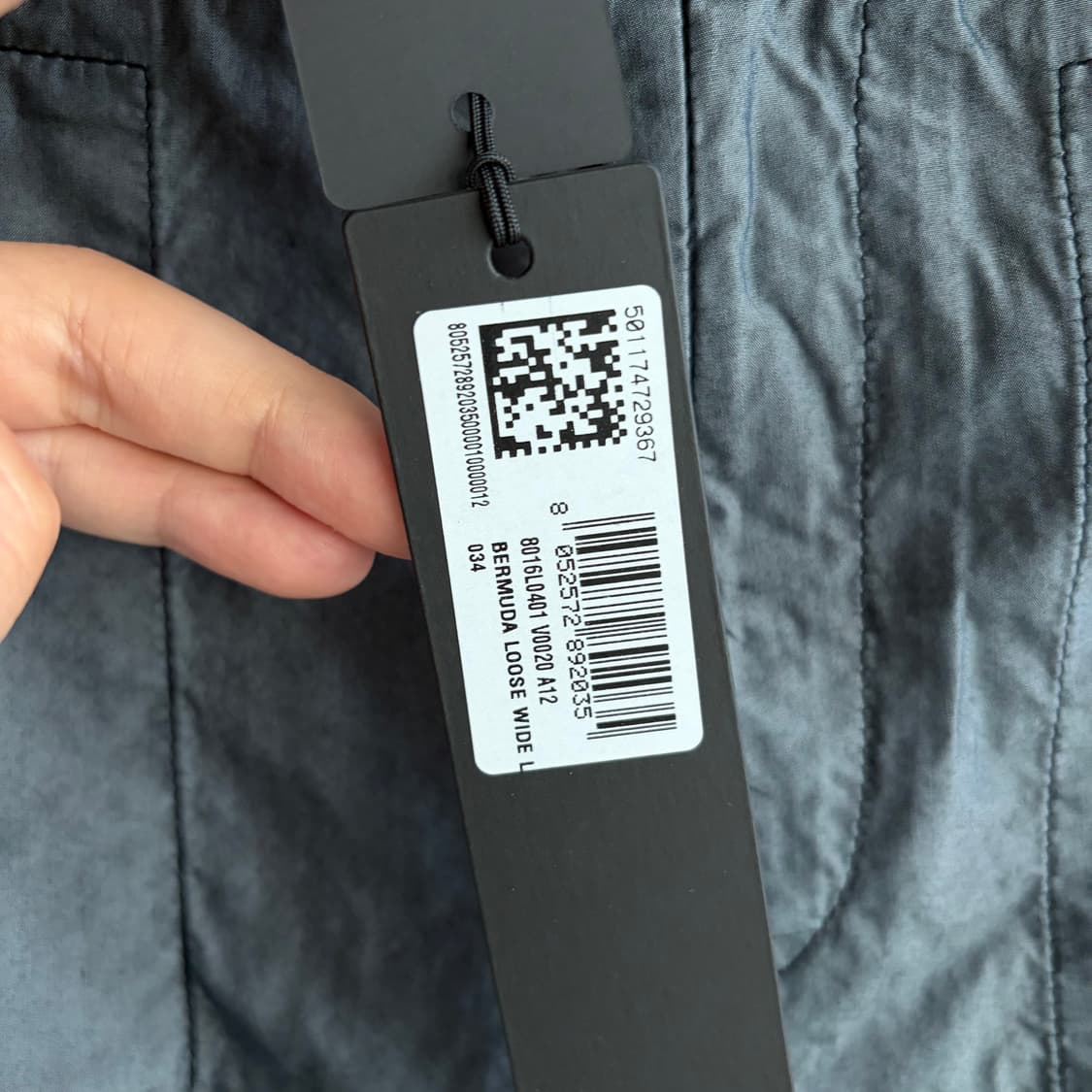 [새상품]스톤아일랜드 버뮤다 카고 쇼츠 네이비 블루 12A 상품이미지2