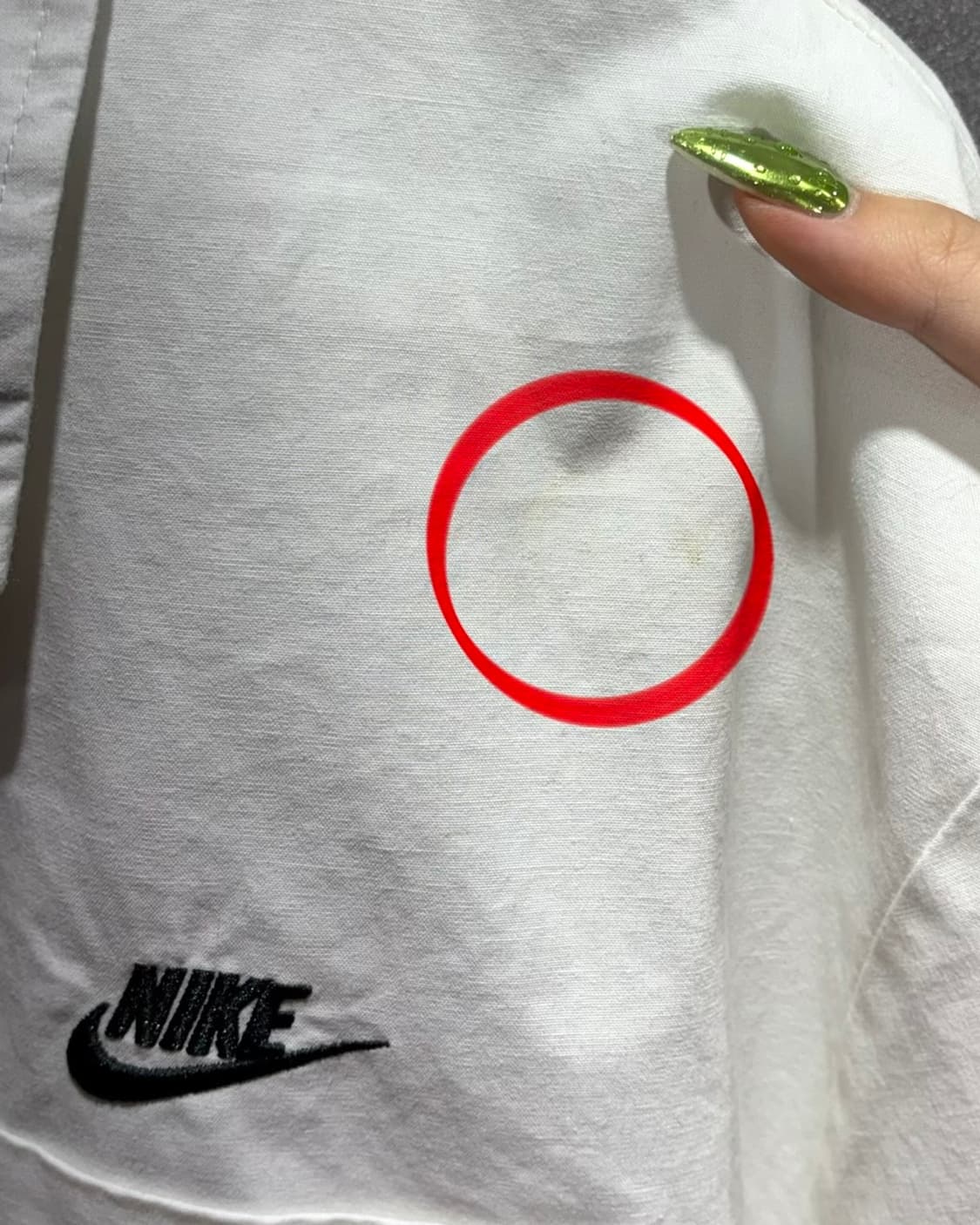 L 나이키 원포켓 미니멀 화이트 반팔 셔츠 상품이미지7