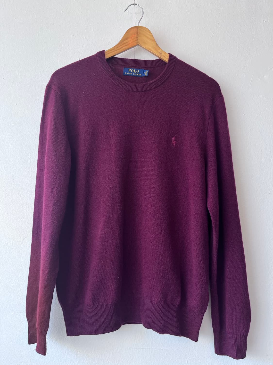 새제품)폴로랄프로렌 남성 울100라운드니트 M사이즈 상품이미지2