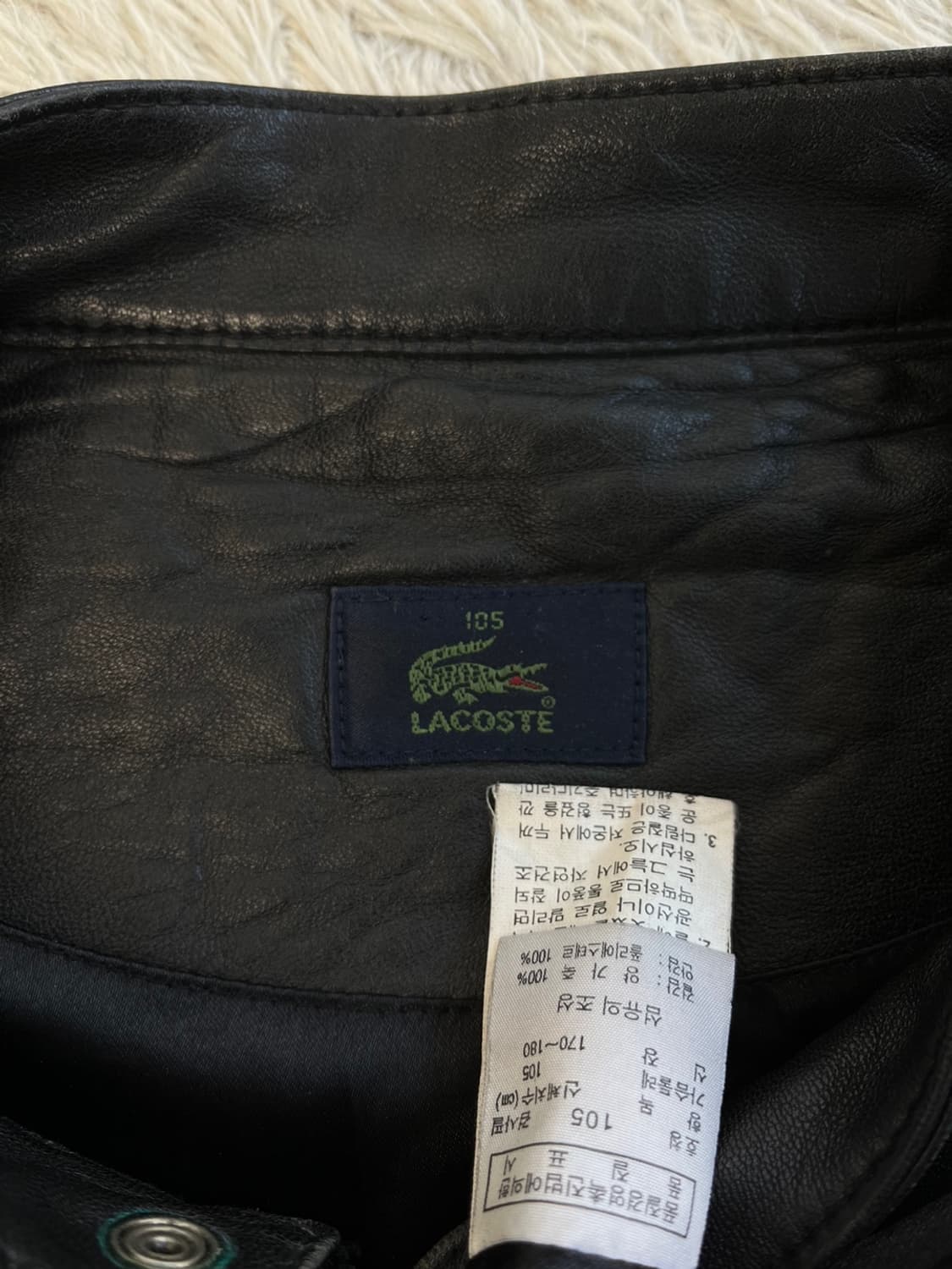 라코스테 양가죽 자켓/#124 상품이미지6