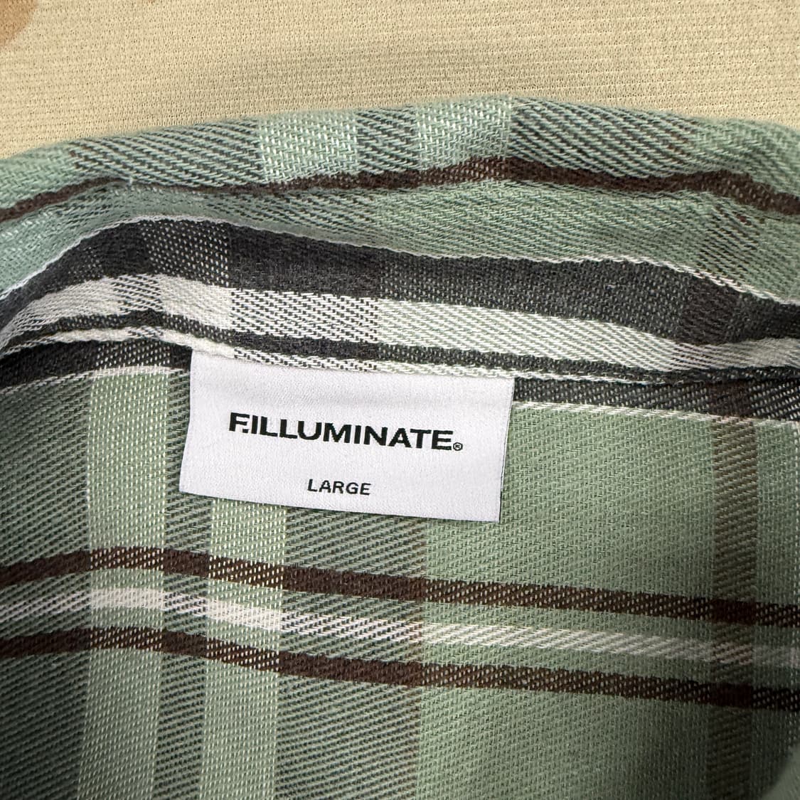 (L)필루미네이트 FILLUMINATE 체크셔츠(그린) 상품이미지2