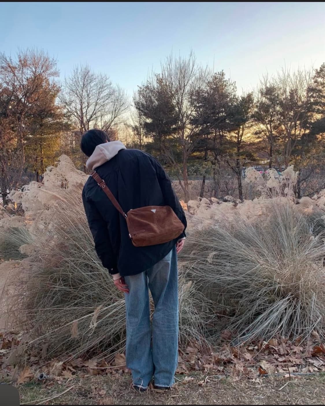 프라다 / 스웨이드 숄더백 코코아 브라운 / os 상품이미지1