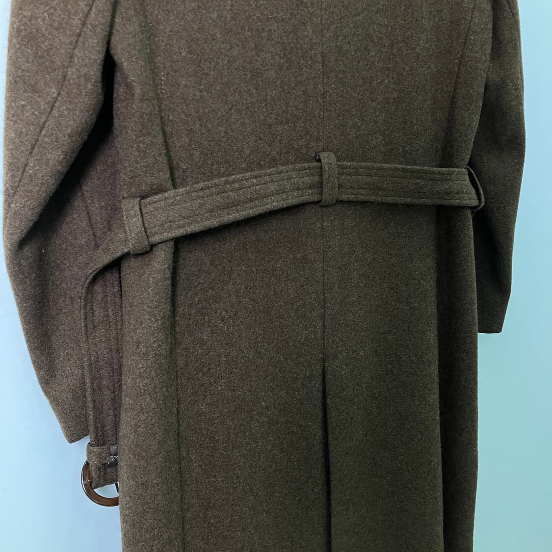 MARGINAL GLAMOR 브라운 울 트렌치코트 상품이미지6