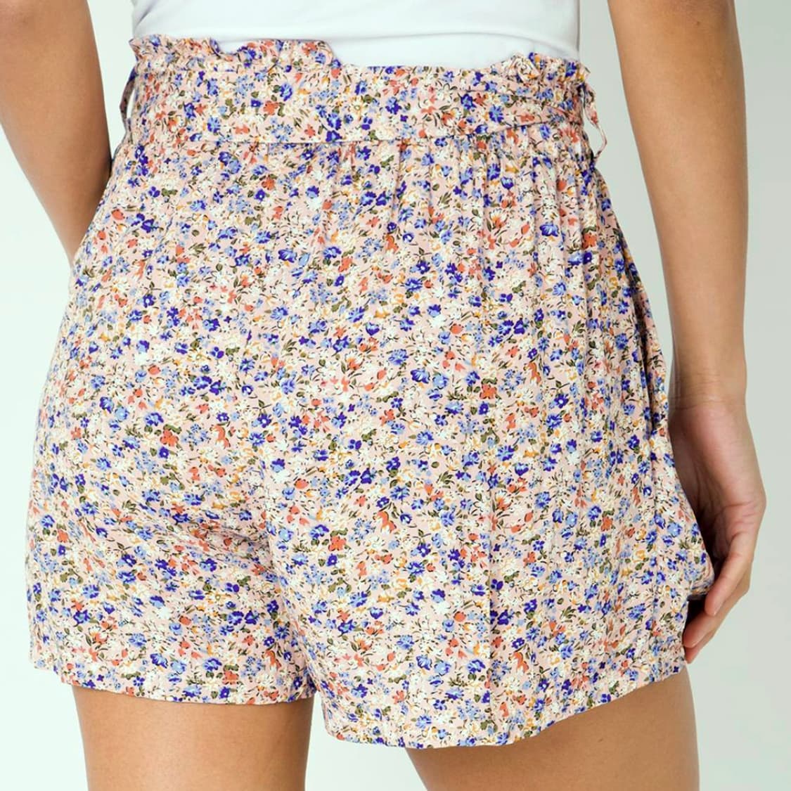 자라(zara) 플라워 벨티드 반바지 55 새상품 상품이미지2