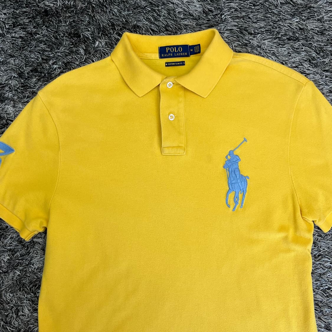 폴로랄프로렌 커스텀핏 카라 반팔 티셔츠 (M) 상품이미지2