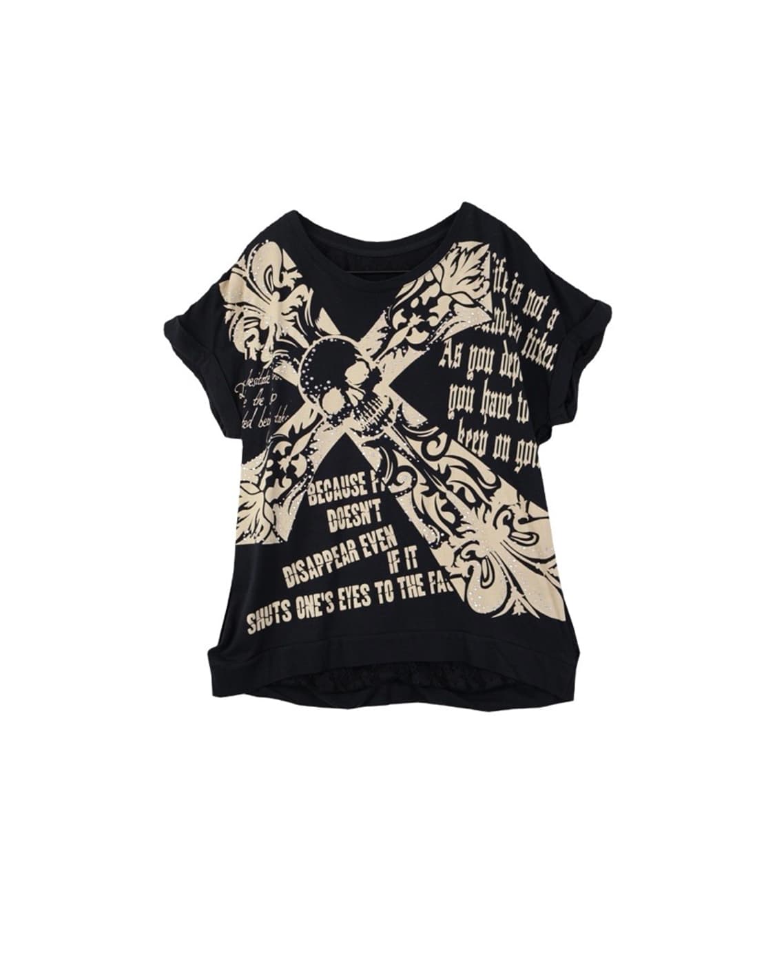 Jpn punk skull cubic t-shirts 상품이미지4