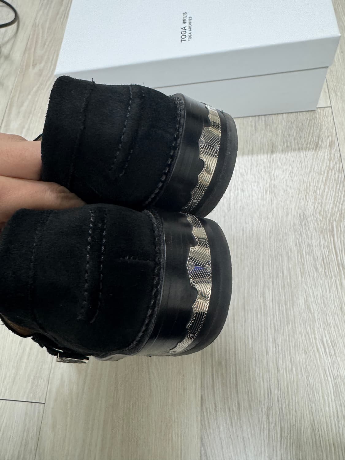 토가(toga) 메탈로퍼 스웨이드+비브람 보강 완료 42size 상품이미지3