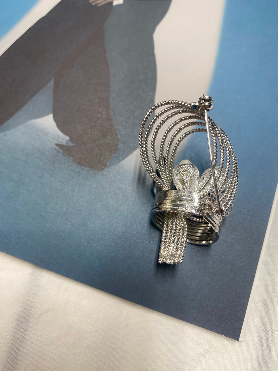 빈티지 실버톤 브로치 상품이미지2