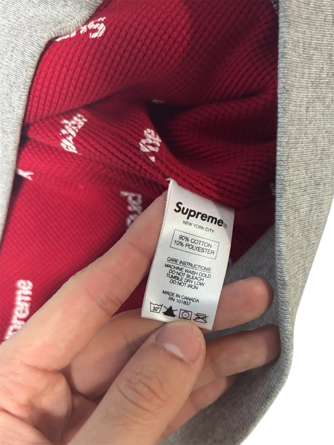 15fw Supreme Thermal Hood Zip-Up 상품이미지8