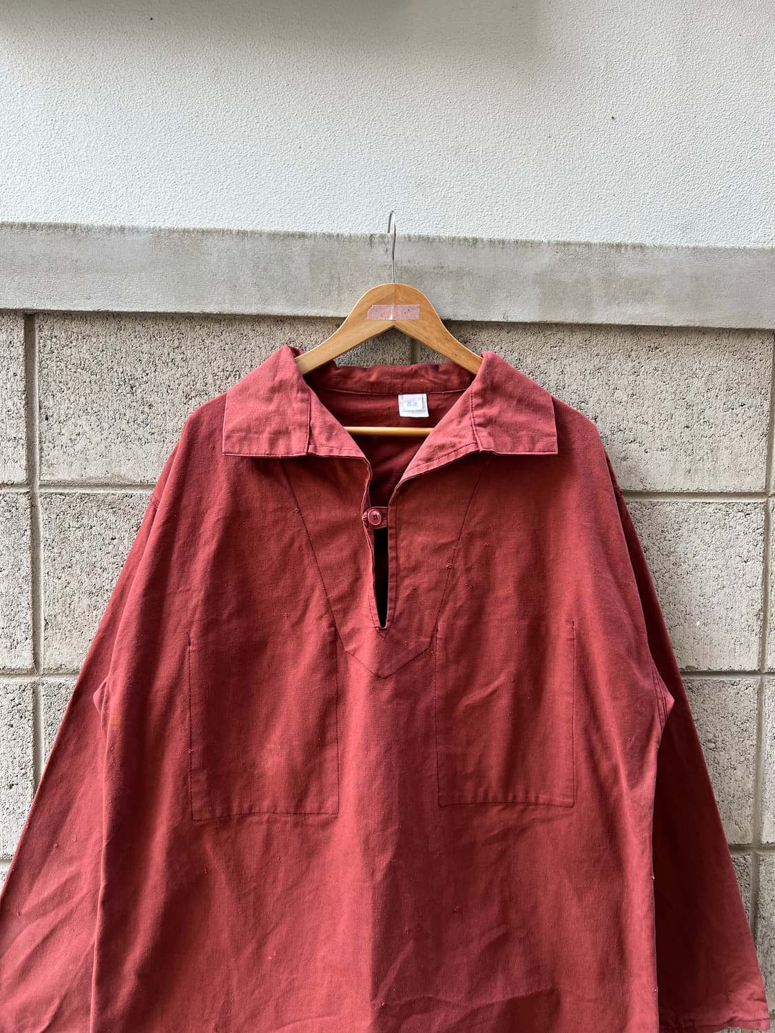 FADED RED OLD FRENCH FISHERMAN 피셔맨스목자켓 상품이미지5