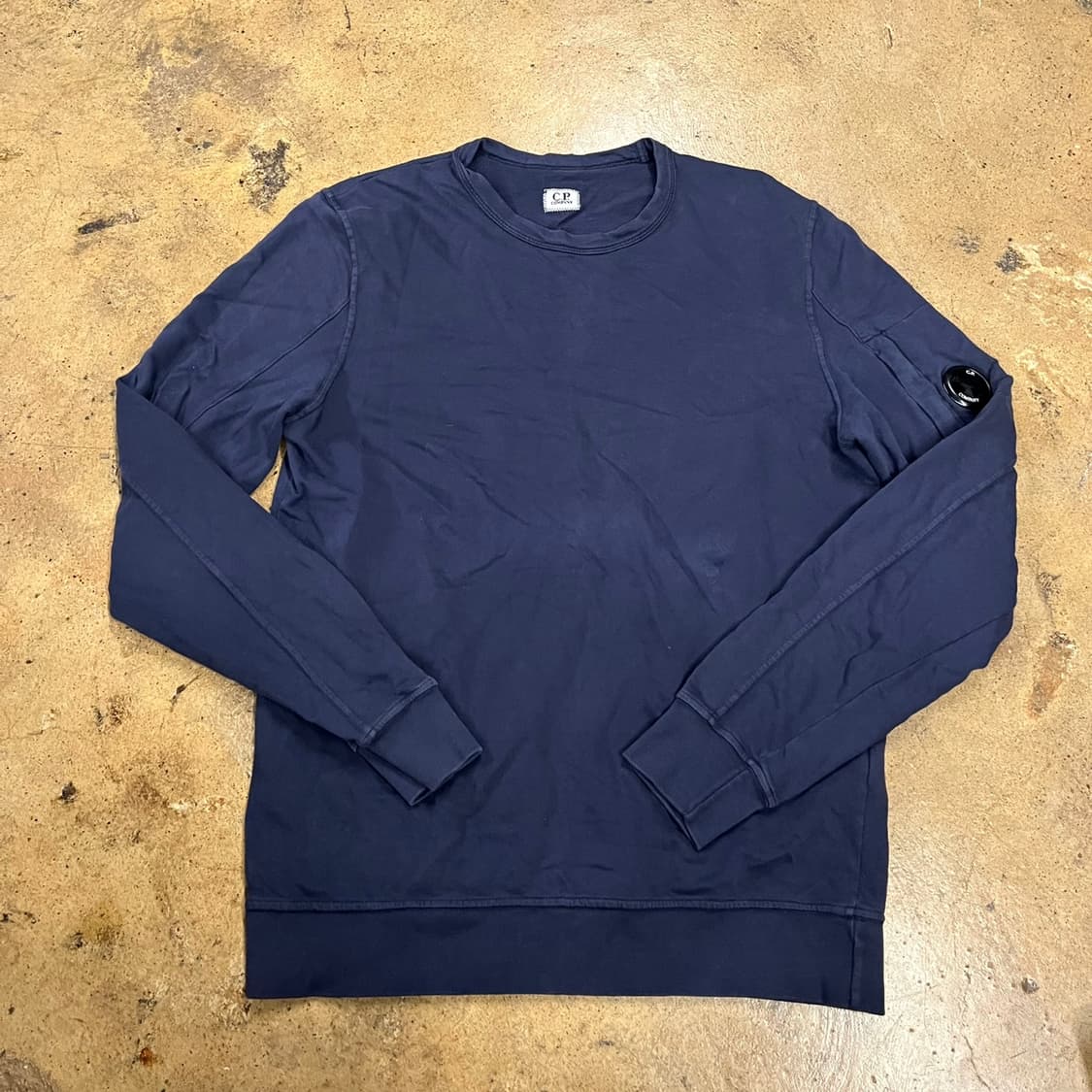 [정품/L] CP컴퍼니 네이비 렌즈 패치 긴팔 티셔츠 맨투맨 b8 상품이미지2