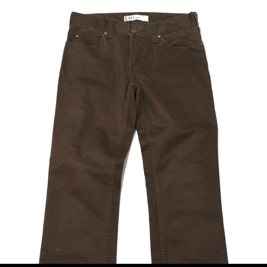 리바이스 511  다크 브라운 cotton pants 상품이미지2