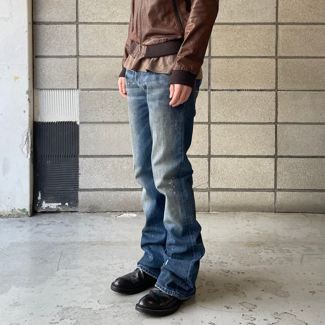 디젤 플레어 데님 팬츠 상품이미지1