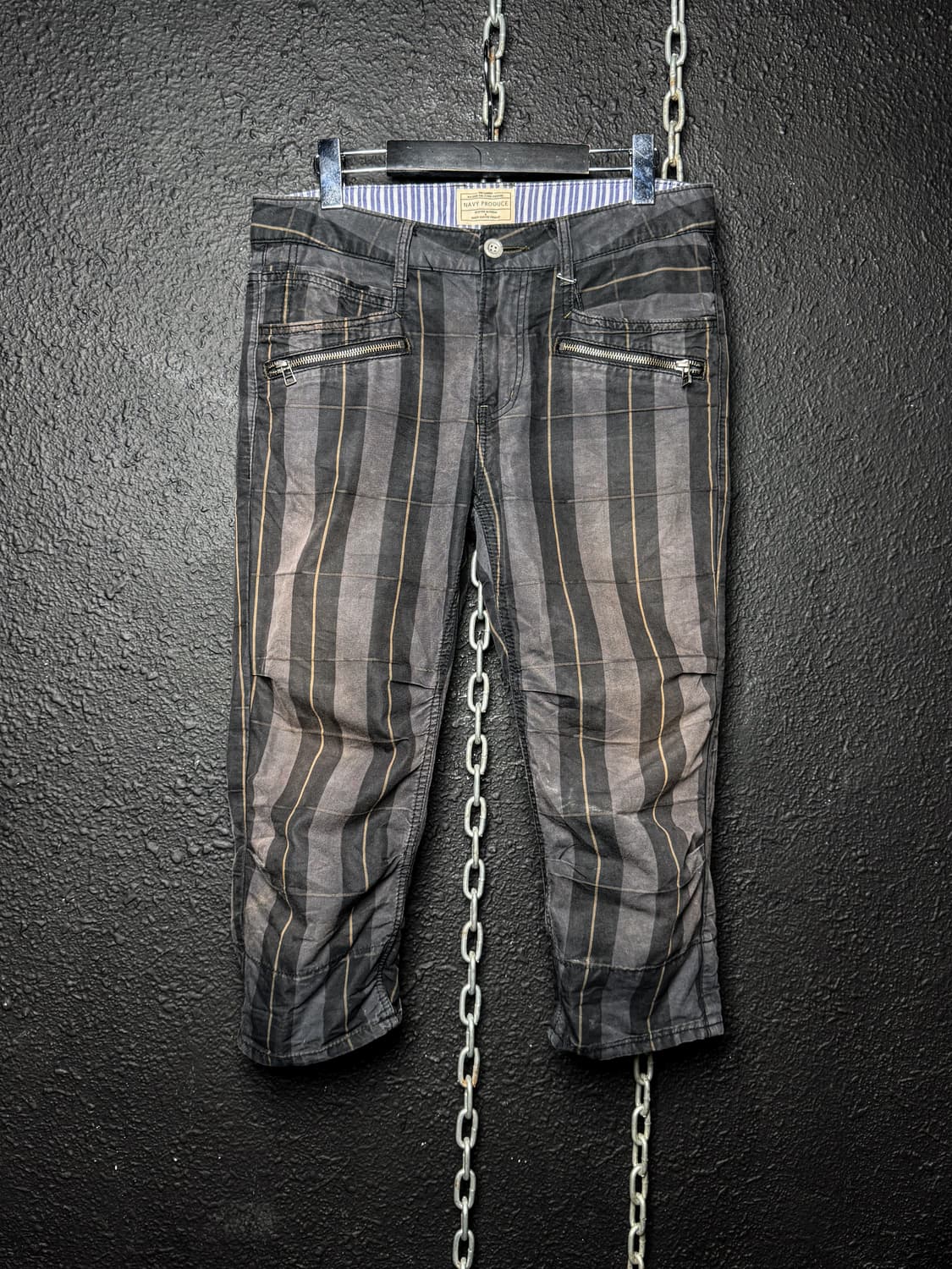 Check Cropped Zip Pants 상품이미지6