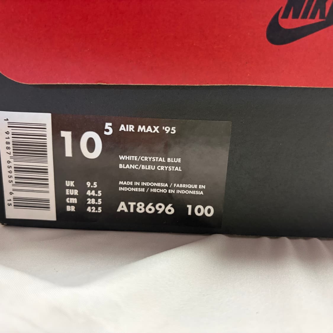[285] 나이키 에어맥스 95 OG 크리스탈 블루 상품이미지7